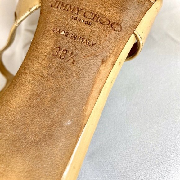 Cettire Jimmy Choo Lang Patent Leather Sandals - Picture 4 of 4